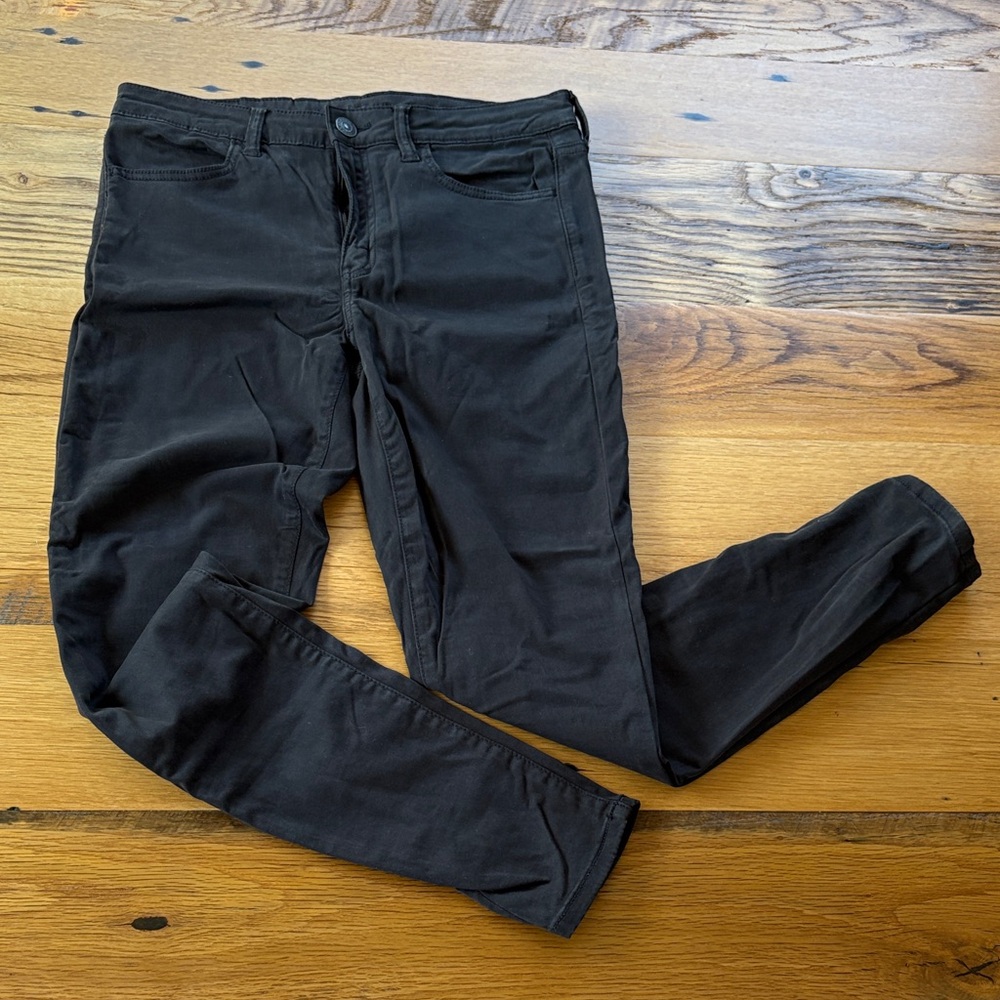 American Eagle Outfitters Black Stretch Hi-rise Jeggings - Size 8